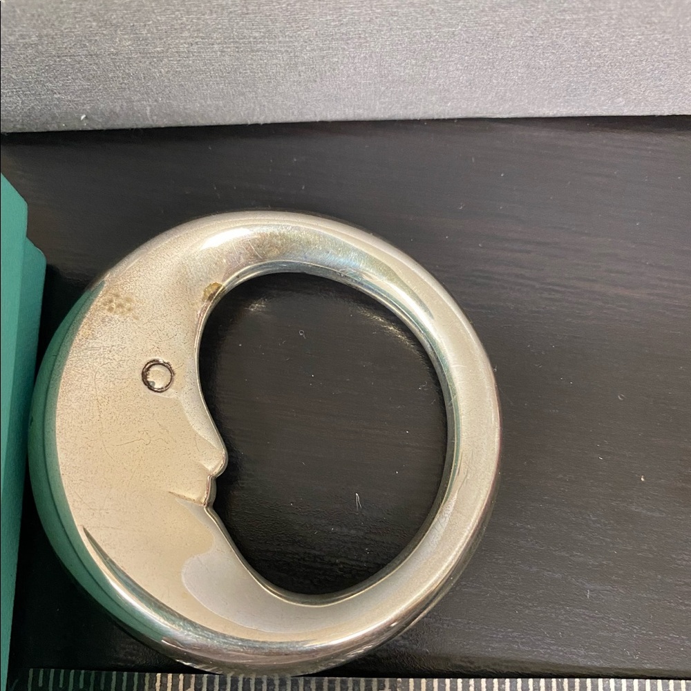 Vintage Tiffany and co baby moon rattle